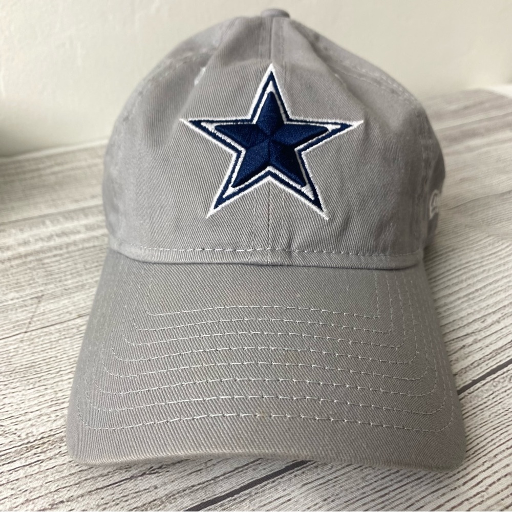 Women’s Dallas cowboys adjustable hat New Era NFL Gray Cap with Logo